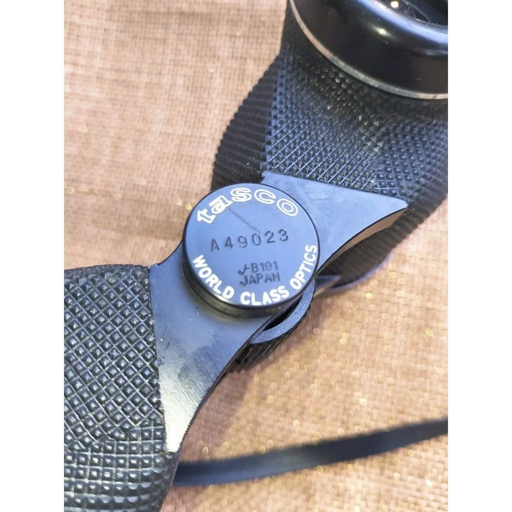 Vintage Tasco Zip 435Z Binoculars 7x35 Wide Angle Multi Coated Made In Japan